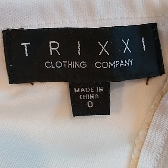 NEW Trixxi Floral Jacquard Gown Yellow/Silver Long Formal Sz 0 Juniors - Picture 6 of 9